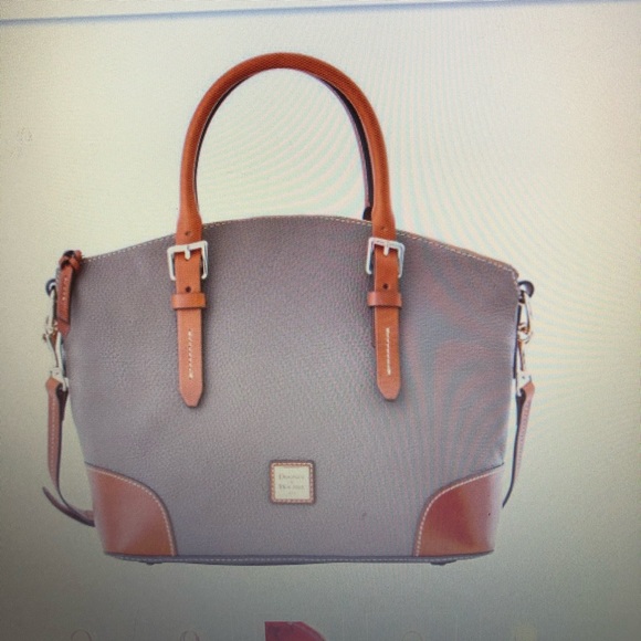 Dooney domed satchel-closet NWT./yellow card, dust bag, PRICE FIRM 🐘 color - Picture 3 of 16